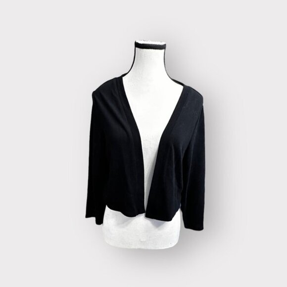 Women’s Torrid 0 Black Open Front Shrug Large 12 - Picture 3 of 12